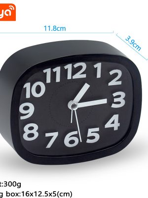 Tuya FHD Wireless Clock Camera 1080P Support 2.4G WiFi Motion Detection Home Protection Security Recorder Camera for Kids