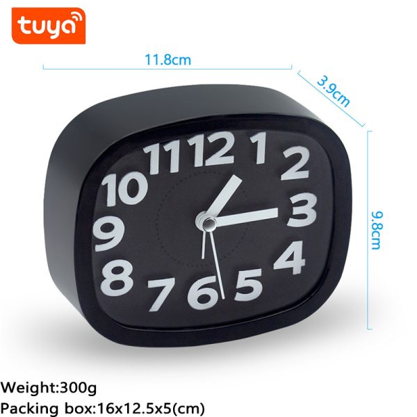 Tuya FHD Wireless Clock Camera 1080P Support 2.4G WiFi Motion Detection Home Protection Security Recorder Camera for Kids