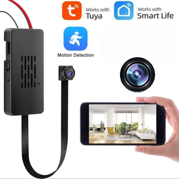 Tuya Smart Mini Camera Full HD 1080P Wireless 2.4G Wifi DIY Camera Remote Viewing Automatic Alarm Home Office Security Camera