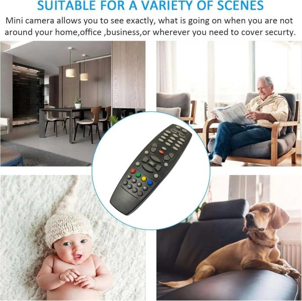 Wireless remove control TV without TV function just had spy mini camera DIY  compatible with Apple/Android have wireless security camera with 110° wide-angle - 图片 11