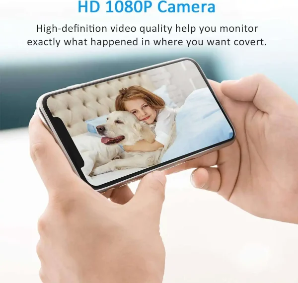 1080P HD spy Mini Hidden Camera WiFi Wireless Live Video  Motion Detection USB Rechargeable Home Security Camera for  Surveillance - 图片 5