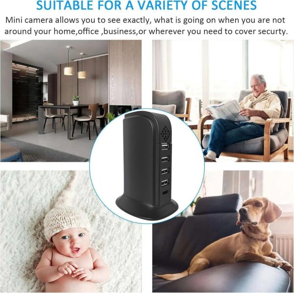 1080P HD spy Mini Hidden Camera WiFi Wireless Live Video  Motion Detection USB Rechargeable Home Security Camera for  Surveillance - 图片 6