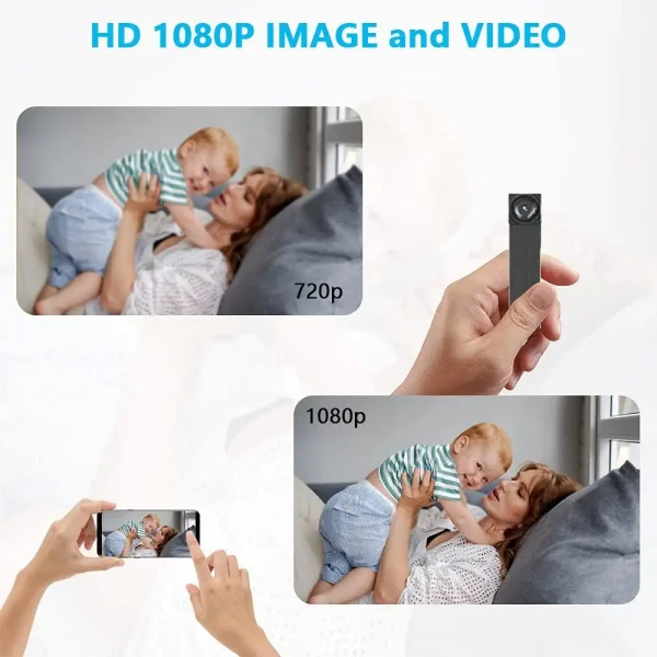 Tuya Smart Mini Camera Full HD 1080P Wireless 2.4G Wifi DIY Camera Remote Viewing Automatic Alarm Home Office Security Camera - 图片 11