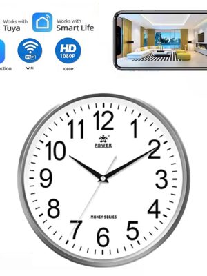 tuya smart HD1080P WiFi spy clock Mini Camera Full HD Clock Camera with Movement Detect for Home and Office Surveillance nannies cameras